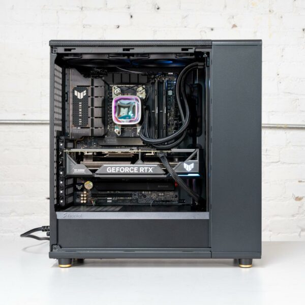 Elegant Gaming Workstation PC-  AMD RYZEN 7 7800X3D – NVIDIA GeForce RTX 4070 Ti